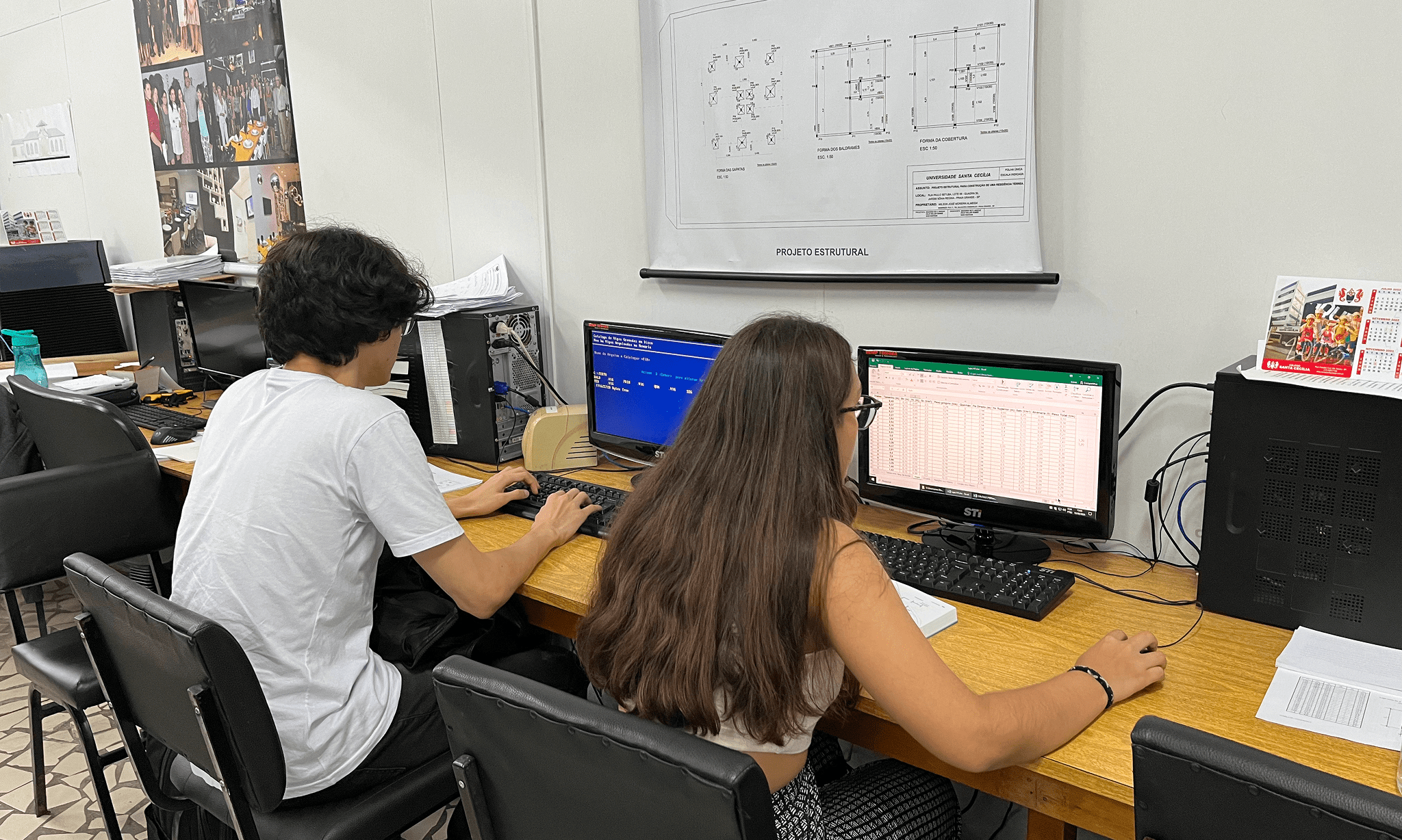 Os Laboratórios de Engenharia e Arquitetura​ da Unisanta oferecem infraestrutura avançada para ensino, pesquisa e elaboração de projetos.