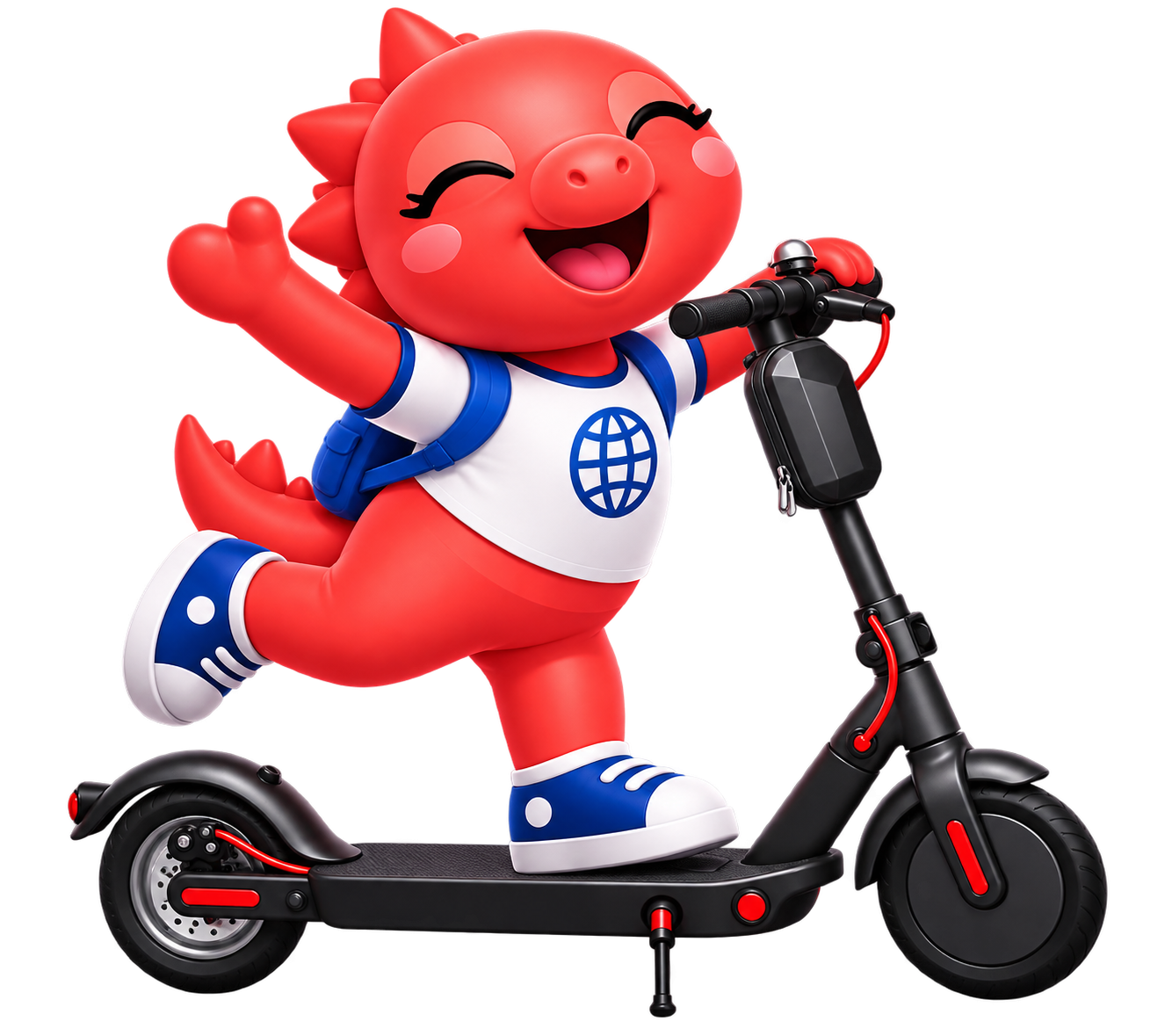 Ceci no patinete elétrico